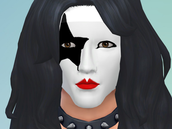 Sims 4 — KISS makeup by Kuraudi_Sama — Makeup of all members of the band KISS.