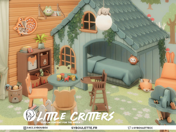 Sims 4 — Little Critters - Foxy the Fox Plushie by Syboubou — Little Critters is a delightful custom content set designed