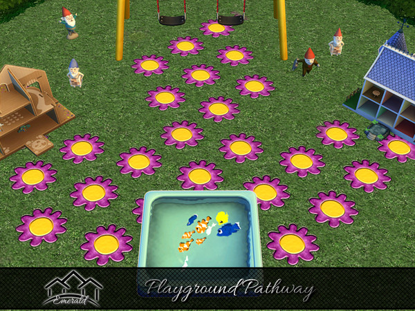 Sims 4 — Playground Pathway6 by Emerald — What do you do for fun?