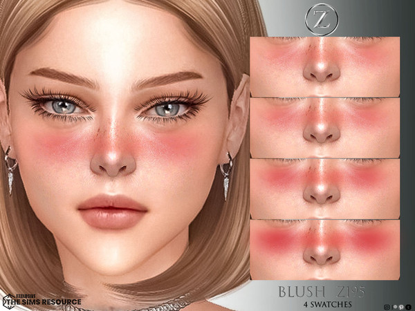 Sims 4 — BLUSH Z195 by ZENX — Base Game