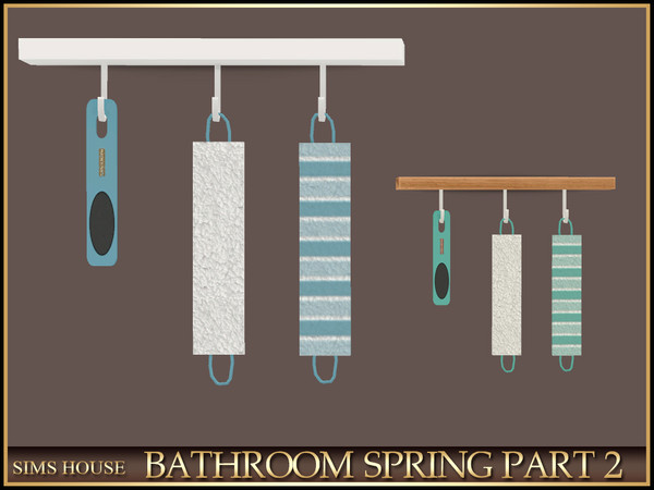 Sims 4 — Sims House BATHROOM SHELF | BATHROOM SPRING PART 2 by Sims_House — BATHROOM SPRING PART 2