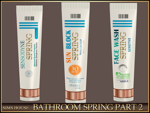 Sims 4 — Sims House TOOTHPASTE | BATHROOM SPRING PART 2 by Sims_House — BATHROOM SPRING PART 2