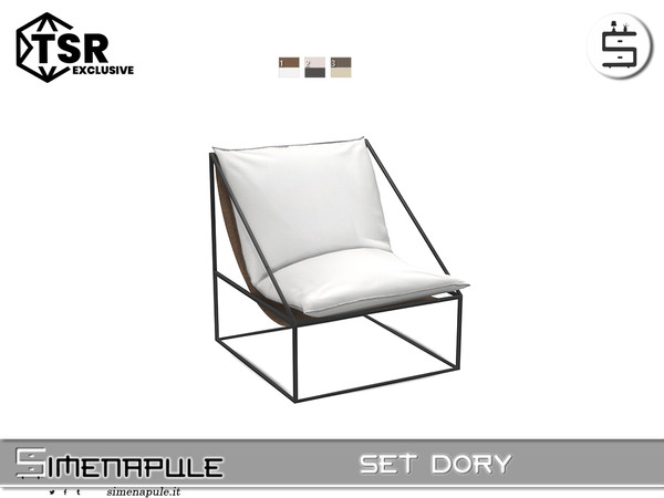 Sims 4 — Set Dory - Chair by Simenapule — Set DorySet DorySet DorySet Dory