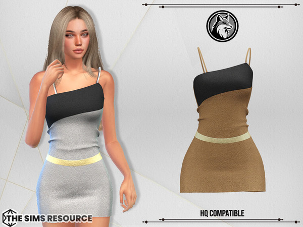 Sims 4 — Freya Dress by ForLima — 6 Colors
