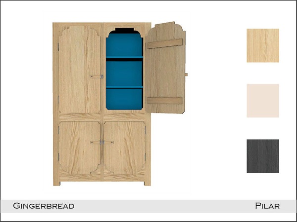 Sims 4 — Pilar Gingerbread Showcase by Pilar — A mix of wood, metal, shapes and colors, classic and modern at the same