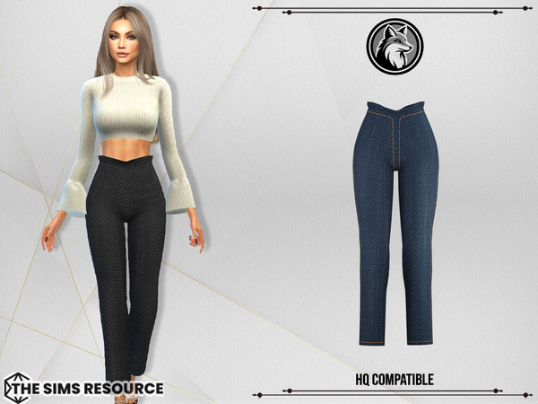 Sims 4 — Jane Set Jeans by ForLima — 5 Colors