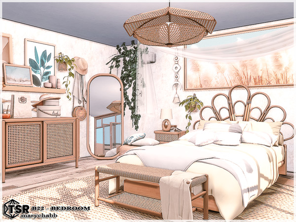 Sims 4 — B22 - Bedroom by marychabb — I present a room - Bedroom that is fully equipped.