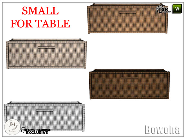 Sims 4 — Bowoha bedroom deco trunk small by jomsims — Bowoha bedroom