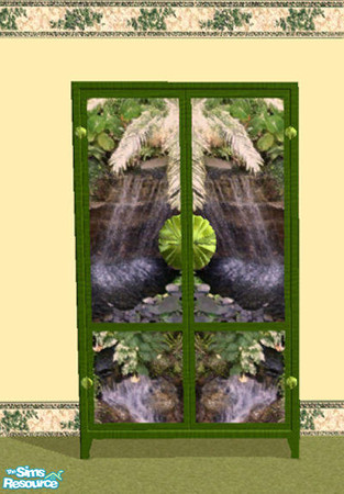 Sims 2 — Jenni's Nature Bedroom Set  Armoire by jennikj — Armoire to match my nature bedroom set.