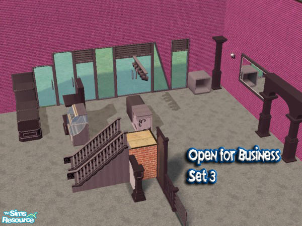 Sims 2 — Open for Business Set 3 by simmyfan2852 — The third Open for Business! In a purplish color!