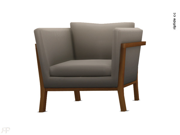 Sims 4 — Riptide CC Mid-Century Harmony Collection Single-Seater Sofa by Riptidecc — The Mid-Century Harmony Collection