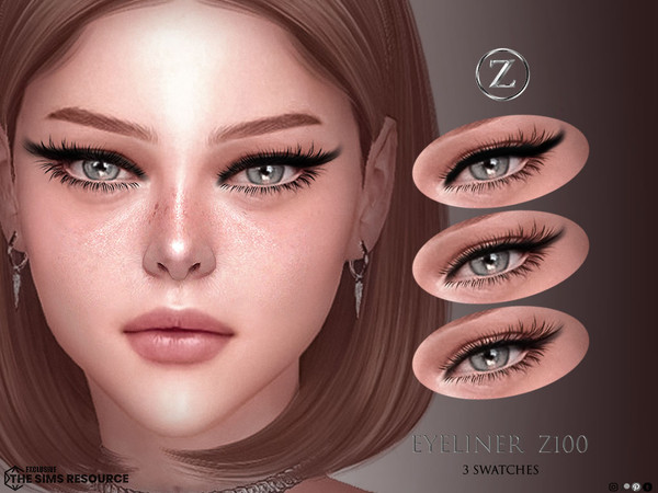 Sims 4 — EYELINER Z100 by ZENX — Base Game