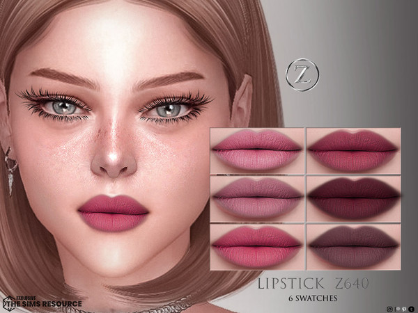 Sims 4 — LIPSTICK Z640 by ZENX — Base Game