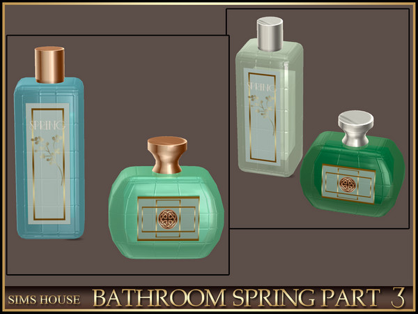 Sims 4 — Sims House PERFUMES | BATHROOM SPRING PART 3 by Sims_House — BATHROOM SPRING PART 3