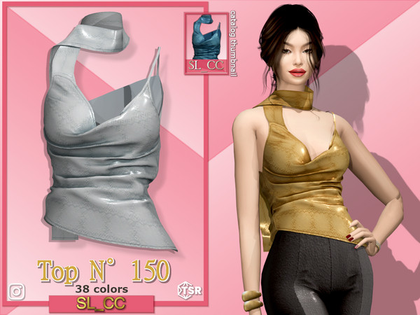 Sims 4 — SL_Top_150 by Mona — -New mesh-