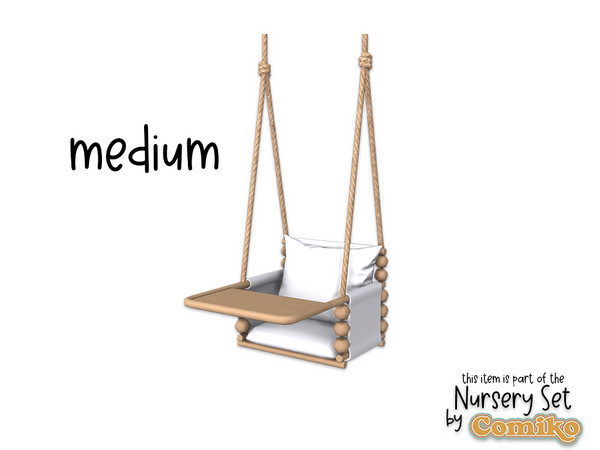 Sims 4 — Comiko Sweet World Nursery Meal Chair (med) by Comiko — Part 1 - Sweet Dreams Nursery Set is base game