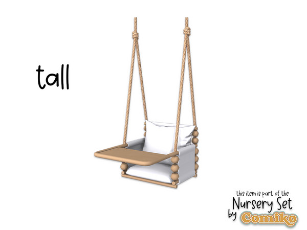 Sims 4 — Comiko Sweet World Nursery Meal Chair (tall) by Comiko — Part 1 - Sweet Dreams Nursery Set is base game