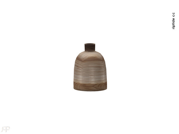 Sims 4 — Riptide CC Timber & Clay Collection The Driftwood Hollow by Riptidecc — Bring warmth and texture to your