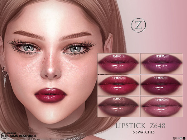 Sims 4 — LIPSTICK Z648 by ZENX — Base Game