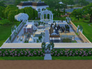 Sims 4 — St. Fiacre Cemetery by aspider_sims — Improved version of my old St. Fiacre Cemetery build. Life & Death