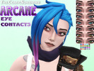 Sims 4 — Arcane Eye Contacts by TheComic — Arcane eye contacts that I converted.