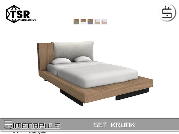 Sims 4 — Set Kronk - Bed by Simenapule — Set KrunkSet KrunkSet KrunkSet Krunk