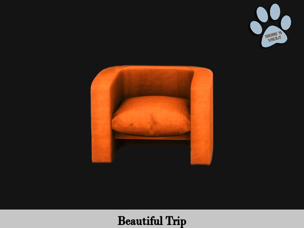 Sims 4 — Beautiful Trip - Chair by siomisvault — Hello! A lot happened my computer died for 24 hours but I brought it