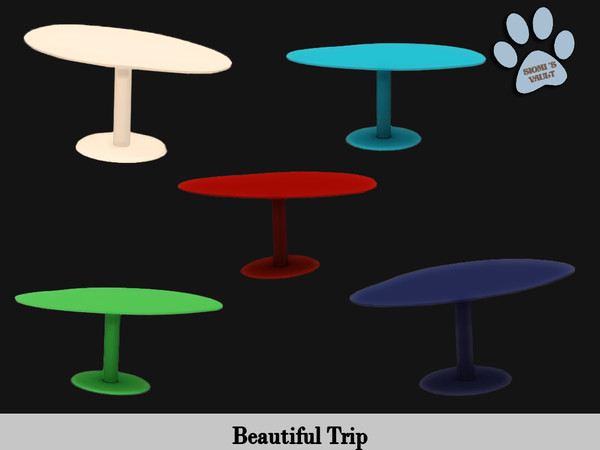 Sims 4 — Beautiful Trip - Coffee Table by siomisvault — Hello! A lot happened my computer died for 24 hours but I brought