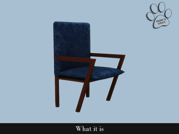 Sims 4 — What it is - Chair by siomisvault — This is the final part to get that eclectic hypebeast room! I hope you like