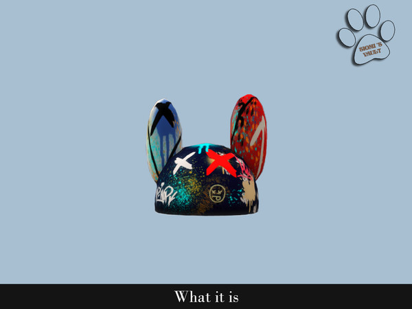 Sims 4 — What it is - Bunny Muz by siomisvault — This is the final part to get that eclectic hypebeast room! I hope you