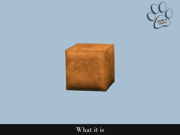 Sims 4 — What it is - Seat Puff by siomisvault — This is the final part to get that eclectic hypebeast room! I hope you