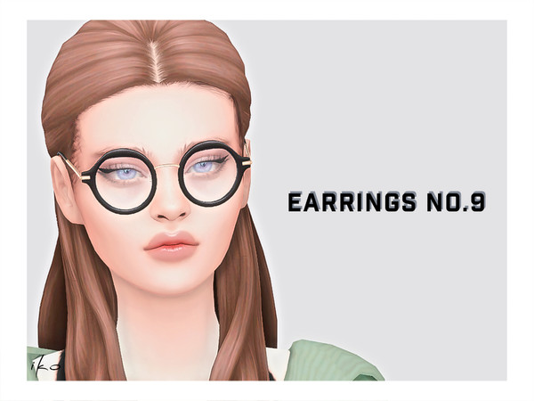 Sims 4 — Glasses No.9 by iko-sims — - mesh by me