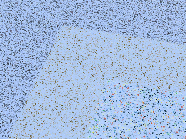 Sims 4 — Chipped Stone Effect Floor by WinterWildsSims — Three swatches of a minimal chipped stone flooring