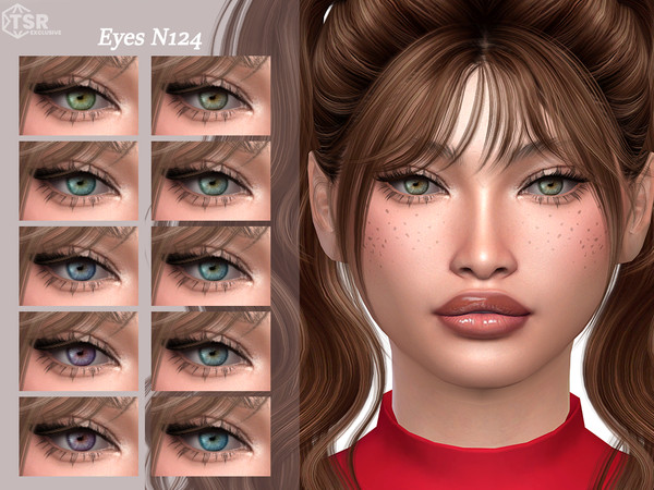 Sims 4 — Eyes N124 by Layla — Previews were made using HQ Mod