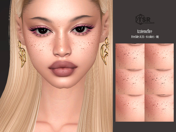 Sims 4 — IMF Freckles N.55 by IzzieMcFire — - Stand alone item with thumbnail