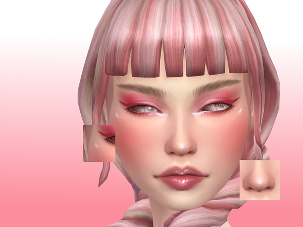 Sims 4 — Baby Linda Highlighter by Sagittariah — base game compatible, 4 swatches, properly tagged, enabled for all