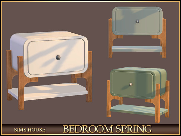 Sims 4 — Sims House End Table | BEDROOM SPRING by Sims_House — BEDROOM SPRING