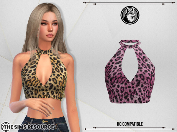 Sims 4 — Mathilda Top by ForLima — 4 Colors