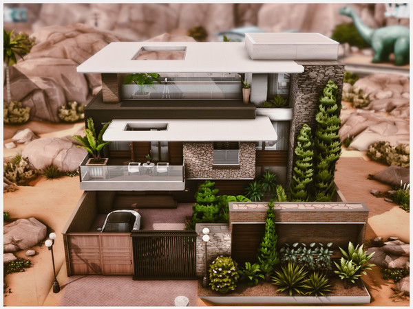 Sims 4 — MM. Modern House 75 by Merin_Martini — My Sims 4 lots some are inspired random pictures that I found on the