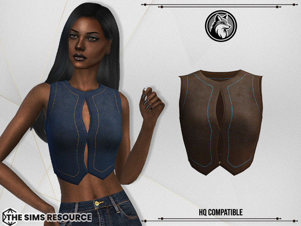 Sims 4 — Missie Top by ForLima — 4 Colors