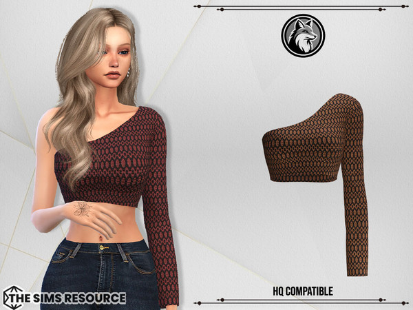 Sims 4 — Eva Top by ForLima — 6 Colors