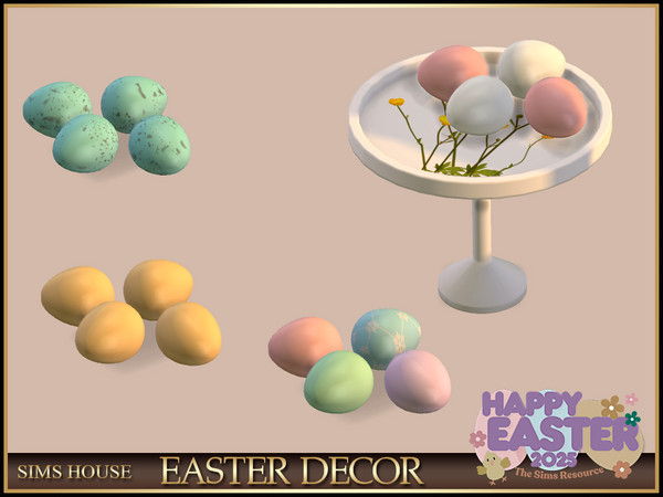 Sims 4 — Sims House EASTER EGGS | EASTER DECOR by Sims_House — EASTER DECOR