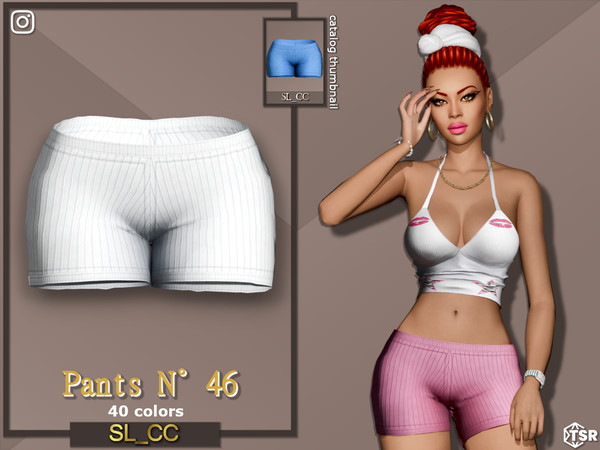 Sims 4 — SL_Pants_46 by Mona — -New mesh-