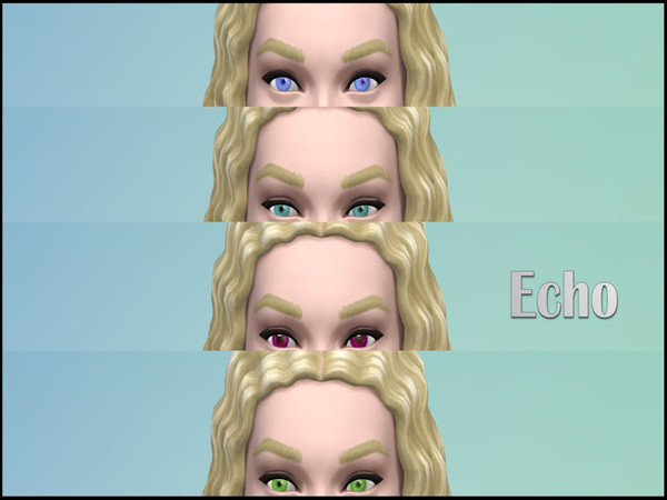 Sims 4 — Echo by Stormborne — Echo eyes i made.I will have more colors soon! I really love how these turned out!