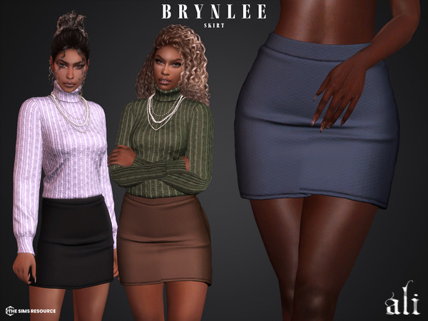 Sims 4 — BRYNLEE skirt by ali1 — Skirt