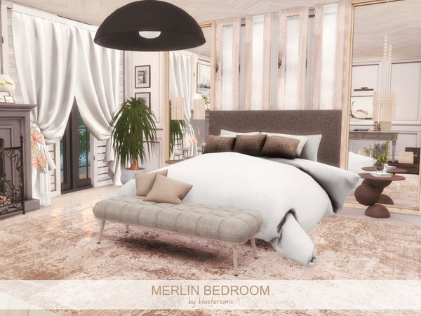 Sims 4 — Merlin Bedroom by BlusterSims — Size: 6x7
