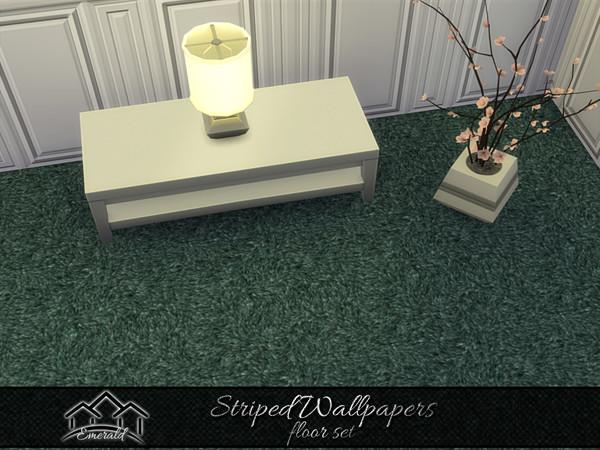 Sims 4 — Striped Wallpapers floor4 by Emerald — Add a unique decor statement with striped wallpapers.(floor set)