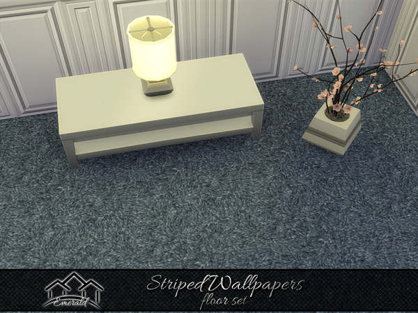 Sims 4 — Striped Wallpapers floor5 by Emerald — Add a unique decor statement with striped wallpapers.(floor set)