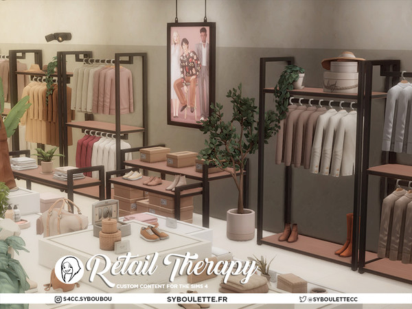 Sims 4 — Retail Therapy - Tag Price by Syboubou — Retail Therapy is the ultimate cc set for designing the perfect
