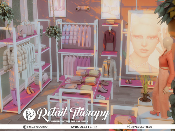 Sims 4 — Retail Therapy - Coat | cloth rack hanger by Syboubou — Retail Therapy is the ultimate cc set for designing the